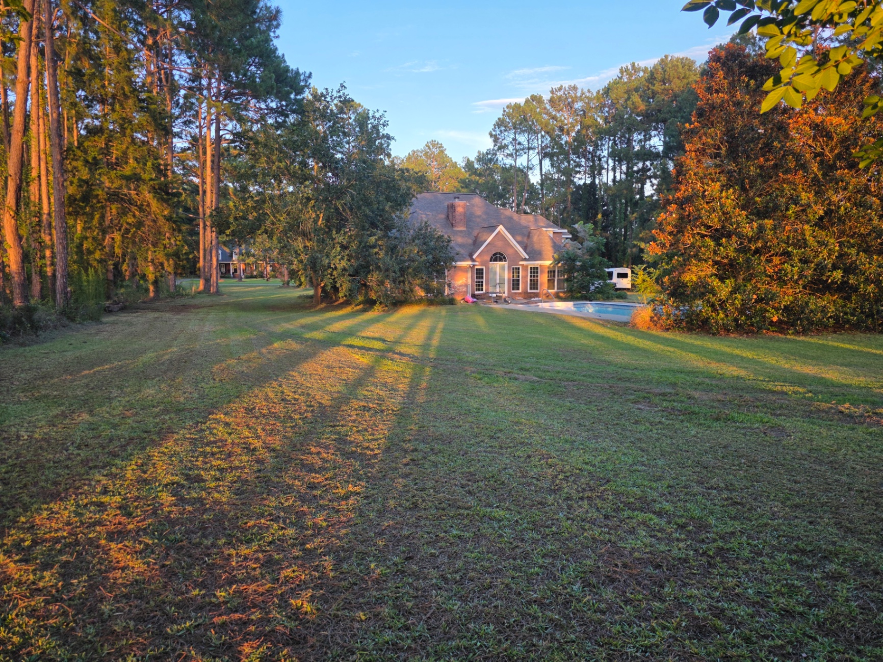 Yard after service